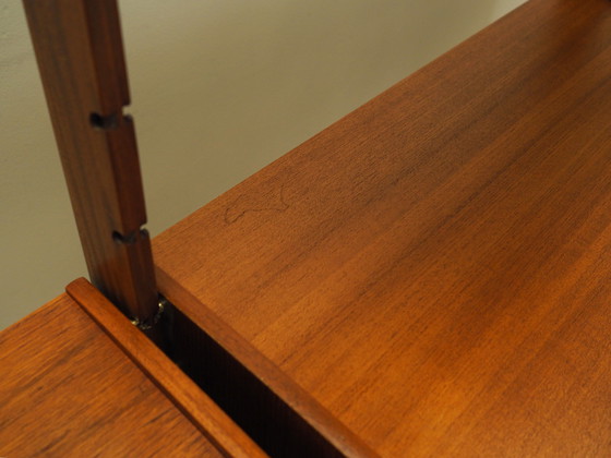 Image 1 of Bibliothèque système en teck, design norvégien, années 1960, production : Blindheim Mobelfabrikk, designer : John Texmon &amp; E