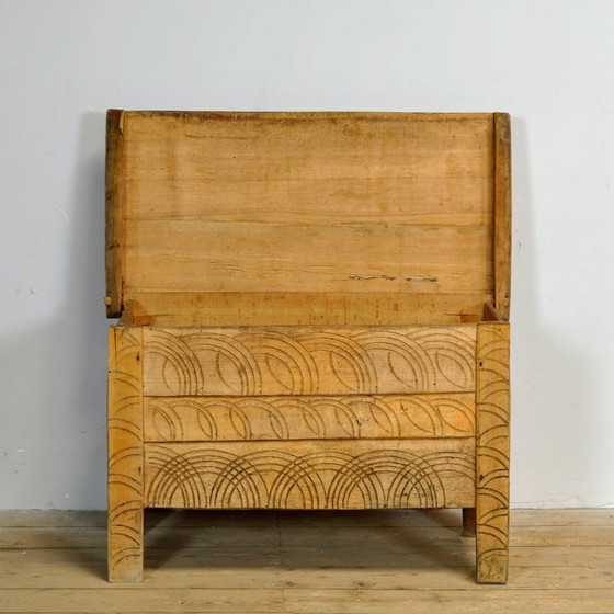 Image 1 of Antieke herderskist, jaren 1850