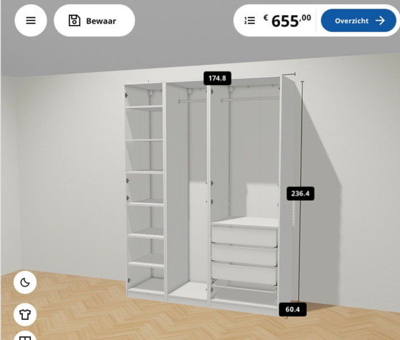 Image 1 of Armadio IKEA Pax 175 x 235 x 60