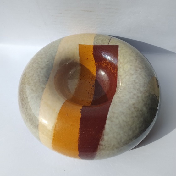 Centro de mesa de cerámica del maestro Giancarlo Piani Faenza, Objetos decorativos, Beige (foto 11 de 11)