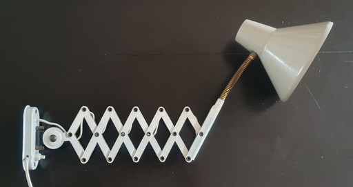 Vintage Scissor Lamp Hala Zeist - metal