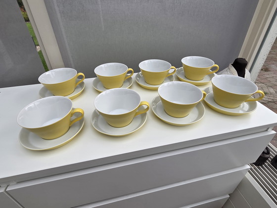 Image 1 of Tazza da zuppa e piattino Arzberg Trinket giallo