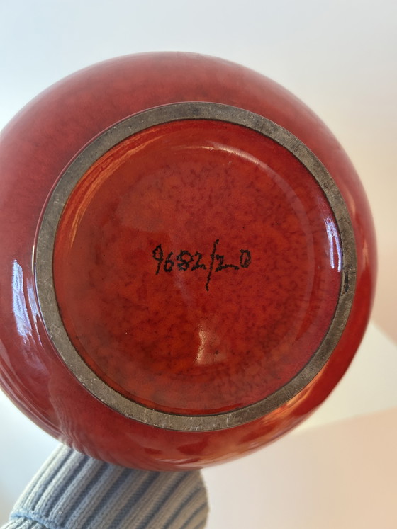 Image 1 of Upcycled table lamp made from a vintage vase - West German Pottery