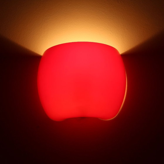 Image 1 of Applique murale vintage rétro en verre