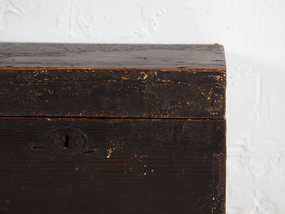 Antique chest with dark patina (c.1920) #10 – Chest of drawers, Rustic (photo 34 of 40)