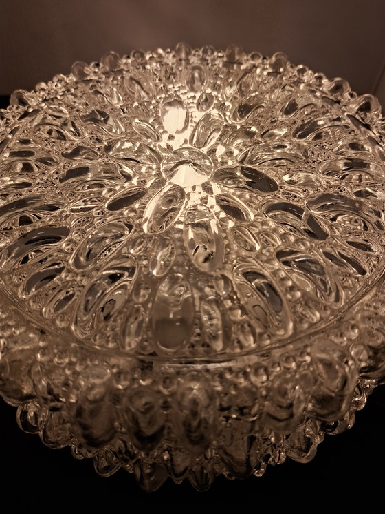 Image 1 of Vintage Limburg bubble glass ceiling light – 1960s – Ø23 cm – mid-century design