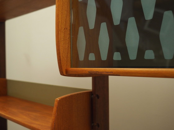 Image 1 of Librería System de teca, diseño noruego, años 60, producción: Blindheim Mobelfabrikk, diseño: John Texmon &amp; Einar Blindheim