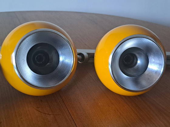 Image 1 of STAFF Vintage Lighting Set – Pendant Ø18 + Ceiling Rail & 2 Globe Lamps