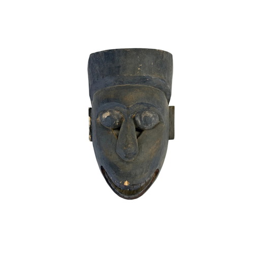 Antike nepalesische Schamanenmaske mit großen Augen - Middle Hills - ca. 1900–1930
