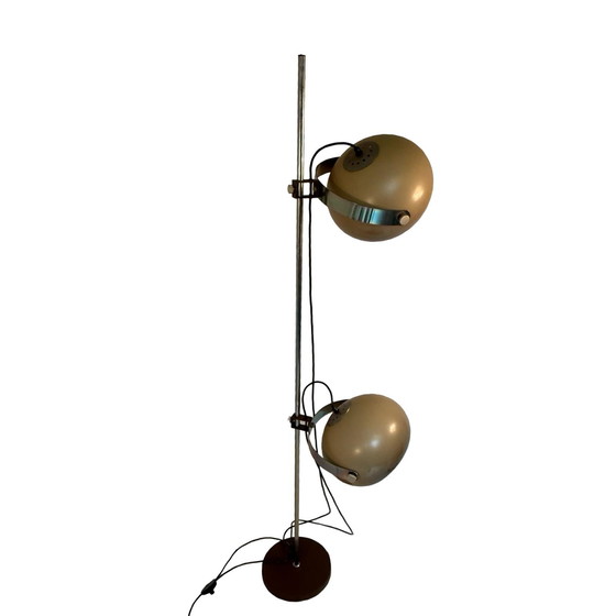 Image 1 of Dijkstra - Rare Model - Space Age Design / MCM Floor Lamp with Two Shades