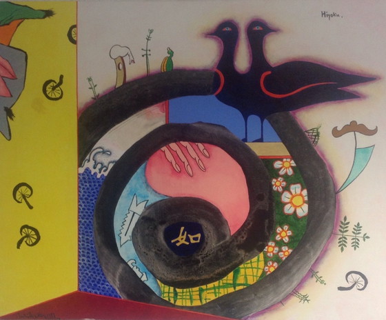 Image 1 of Martin Bradley "Hiro Yuki" Óleo sobre lienzo (ancho 80 x alto 60 cm)