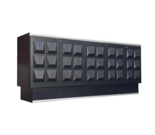 Sideboard Vintage Dressoir Brutalist style de Coene 1970's