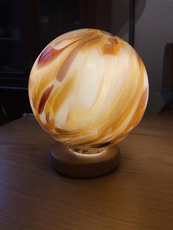 Image 1 of Murano Glas Kugellampe 70er Jahre