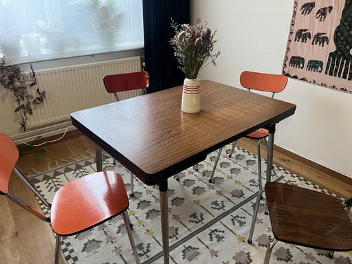 Formica table and chairs