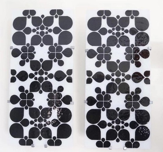 Image 1 of Set of 2 Panton design Vintage Ikea Design wall lamps