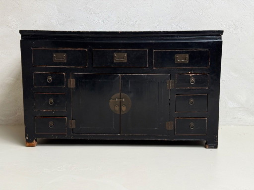 Antique Chinese Sideboard | 9 Drawers