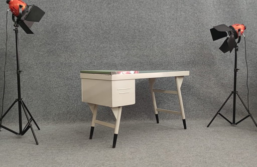 BUREAU DESIGN MID Century 50 BUREAU TABLE WRITING DESK 60 VINTAGE TEAK RETRO