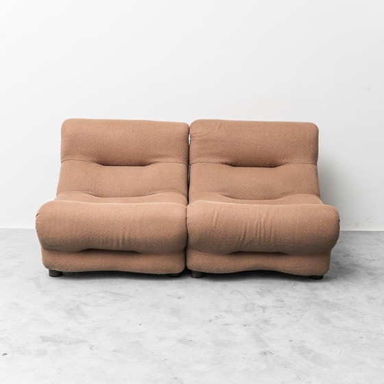 Image 1 of COPPIA DI POLTRONE REZIA DI EMILIO GUARNACCI PER 1P, ANNI '70, VINTAGE, ANTIQUARIATO MODERNO