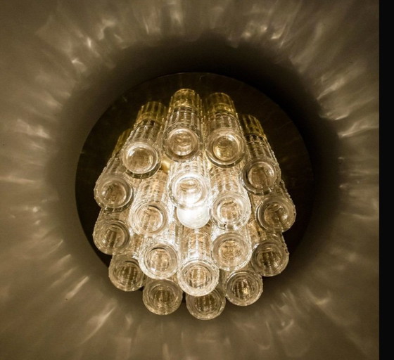 Image 1 of Vintage Glashütte Limburg Plafondlamp