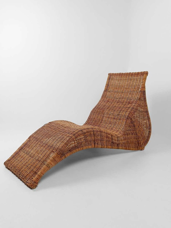 Chaise Longue by Carl Öjerstam, 1990s Design – Wicker (photo 2 of 10)