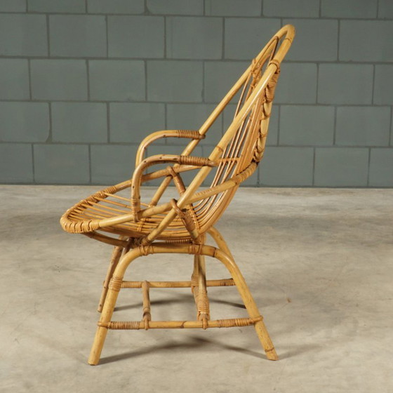 Image 1 of Vintage rotan fauteuil