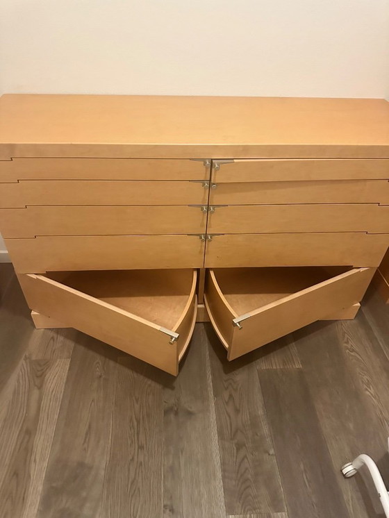 Image 1 of Exclusive Giorgetti cabinets designed by Chi Wing Lo – secretary and chest of drawers