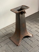 Base per colonna antica in ghisa "z10" - Restaurata in stile industriale