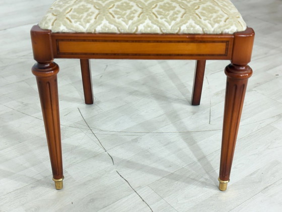 Image 1 of Lot de 6 chaises Warrings de haute qualité / Chaises de salle à manger vintage / Chaises de cuisine en bois de cerisier