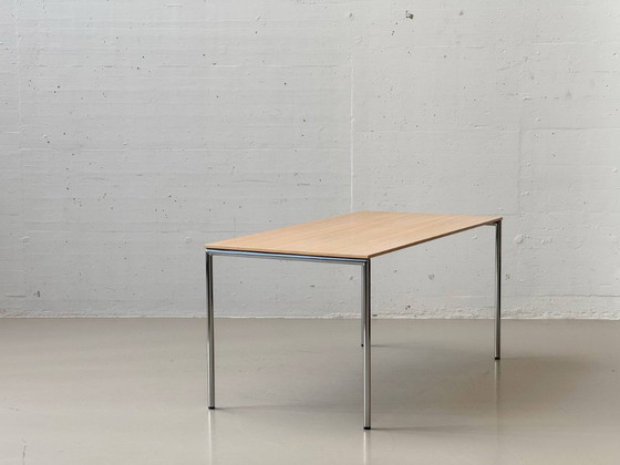 Image 1 of Tavolo con piano effetto rovere di Sedorama, Svizzera, anni '90