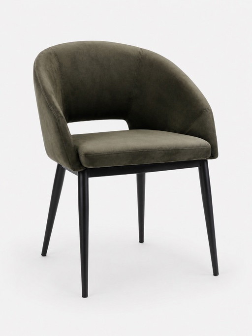 SET OF SYRAH GREY ARMCHAIRS