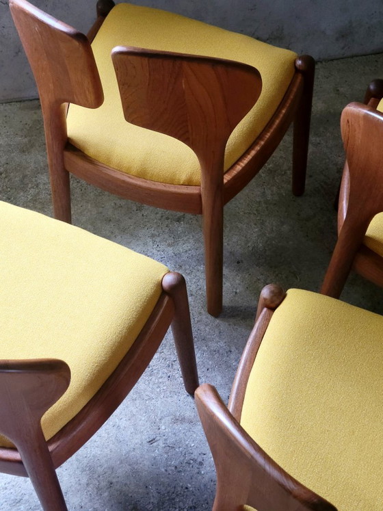 Set of 4 Schou Andersen Dining chairs in teak, Denmark 1960 – Wood, Vintage (photo 7 of 11)