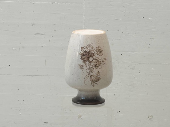 Image 1 of West Germany ceramic vase with floral decoration – 1960s/70s