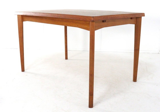 Image 1 of Table de salle à manger rectangulaire à rallonge Vejle vintage danois