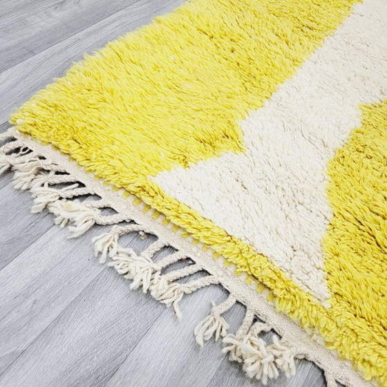 Elegant Marokkaans tapijt – Handgemaakt Atlasgebergte wol 200cmx300cm – Vloerkleden en tapijten, Cotton (photo 4 of 8)