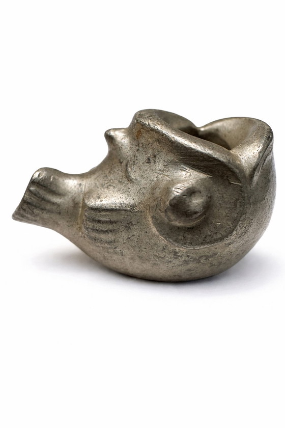 Image 1 of Just Andersen Fish Sculpture Danish Art Deco 1930s Metal Small Decorative Object Scandinavian Design