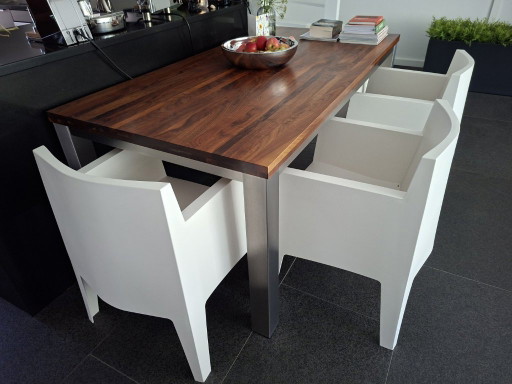 4x Driade Toy Designstoelen – Wit – Philippe Starck Voor Tuin Of Eetkamer – kuipstoelen, Plastic