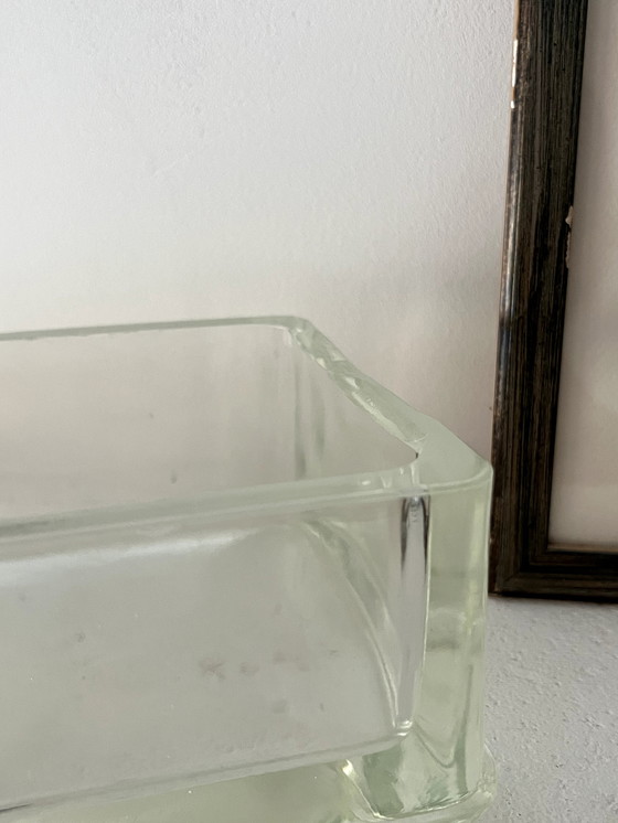 Image 1 of Lumax Taschenleerer / Aschenbecher aus Pavéglas - Le Corbusier x Charlotte Perriand - Saint-Gobain - 1960/70er Jahre