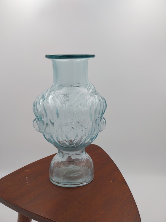 Image 1 of 1 x vase tete glass head vase m 23cm high