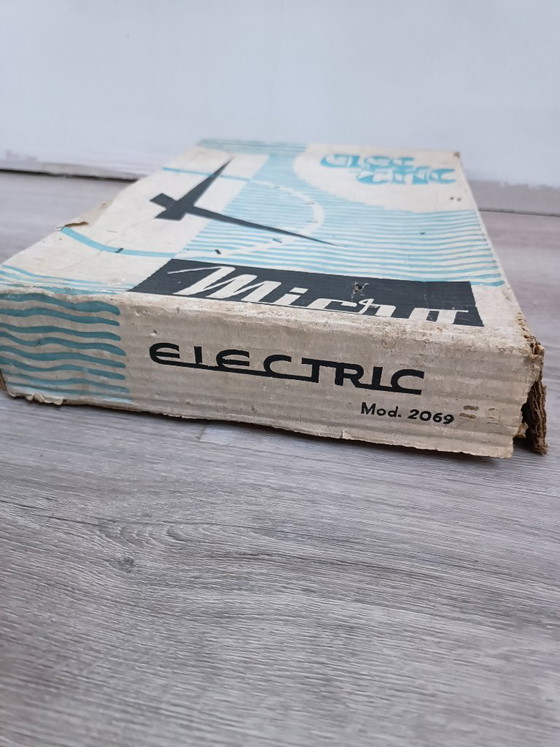 Image 1 of Micro Electric designer clock by Microtecnica 1970s