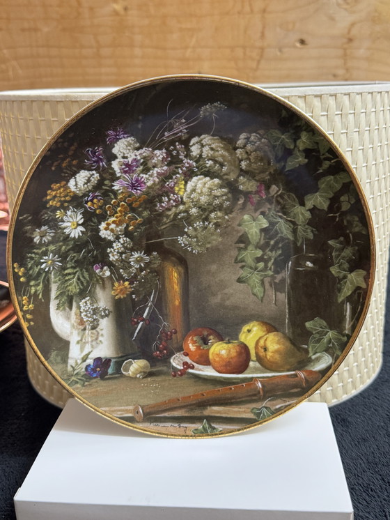 Image 1 of 🌼 “Stilleven met Veldbloemen” | Koninklijke Mosa | Kees van den Berg | Klassiek Hollands | Limited Edition | Nieuwstaat