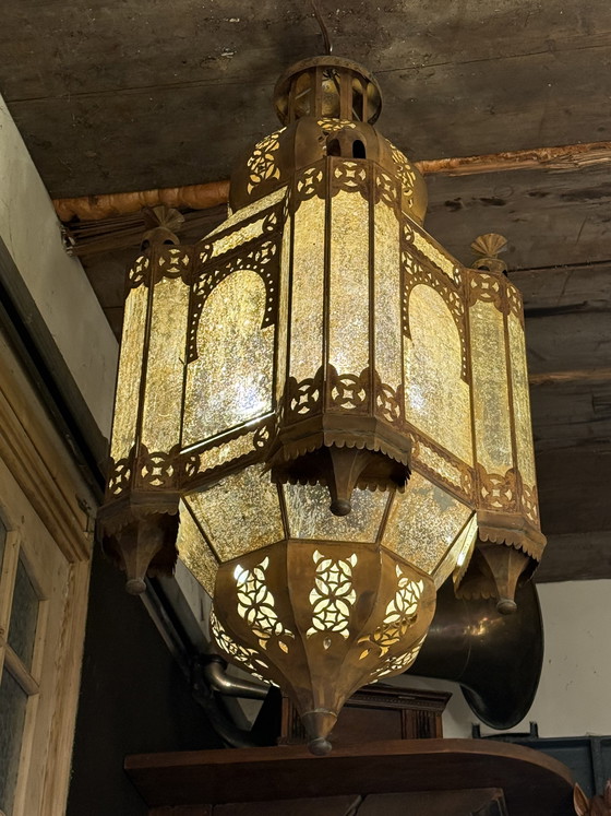 Image 1 of Monumental very large Arabic / Moorish lamp