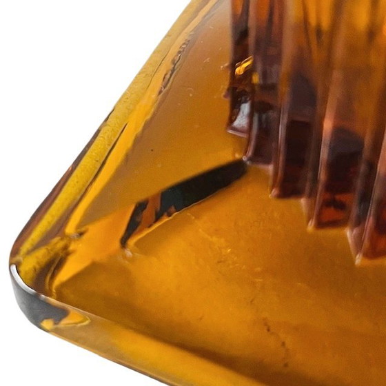 Image 1 of Art Deco vaas Stölzle Hermanova Hut 1930's