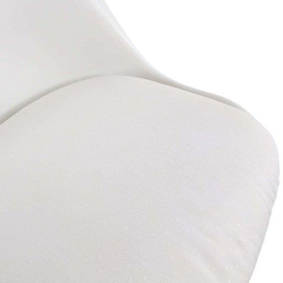 Chaise Eero Saarinen Originale Knoll International Midcentury, Fauteuils d'appoint, Plastique, Blanc (photo 10 sur 11)