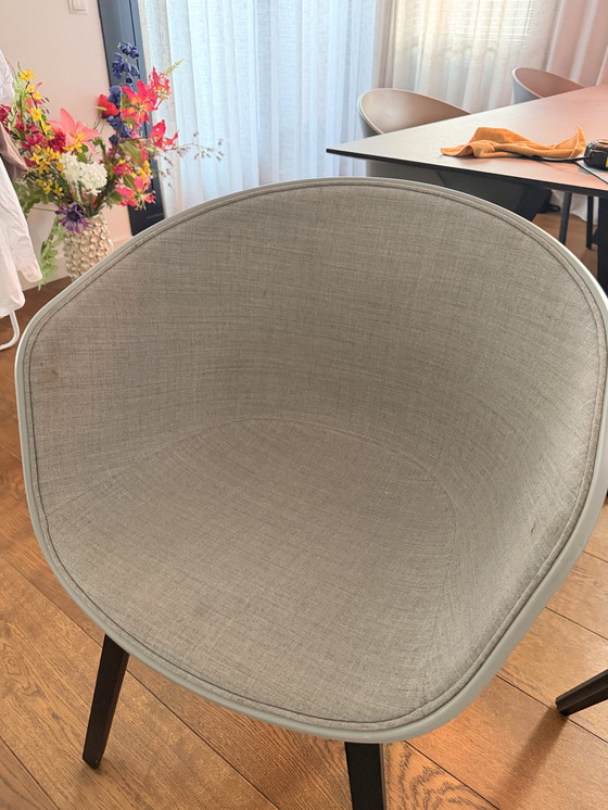 Image 1 of 2x Hay AAC26 eetkamerstoelen deels gestoffeerd