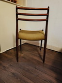 Niels Otto Moller Esszimmerstuhl Modell 78, Palisander