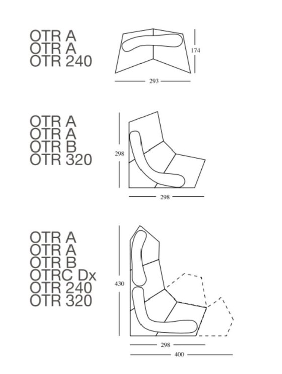 Image 1 of Sofa On the Rocks by Francesco Binfaré, published by Edra