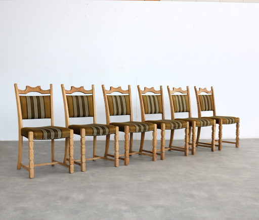 6x sedie da pranzo danesi brutaliste