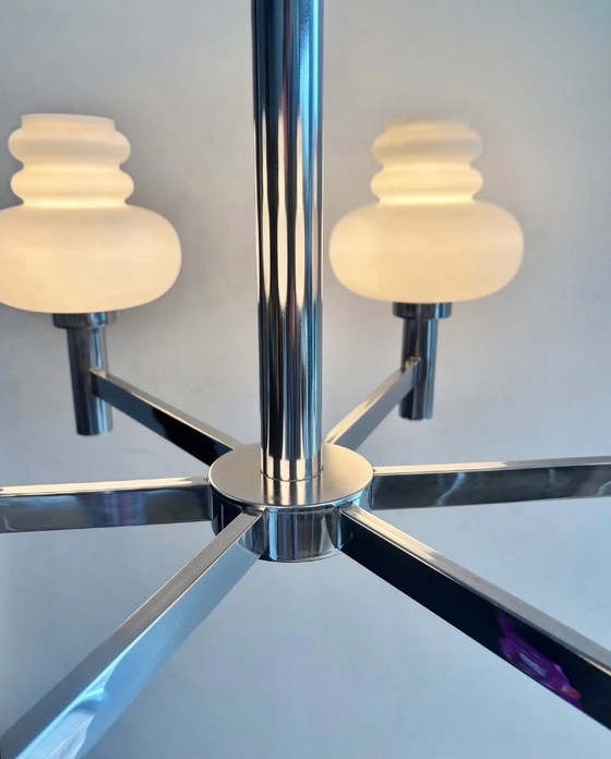 Mid Century Hanglamp – Hanglampen, Chrome (photo 3 of 8)