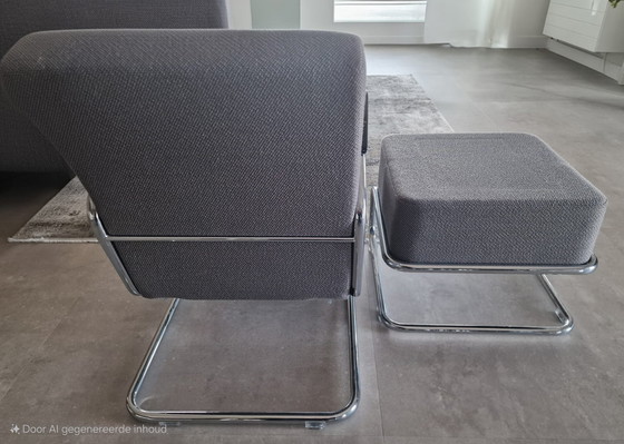 Image 1 of Sillón clásico Gispen 405 LA y otomana 443