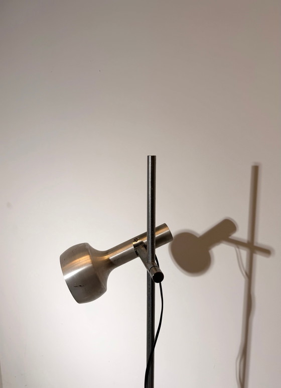 Image 1 of Vintage verstelbare vloerlamp met dubbele spot